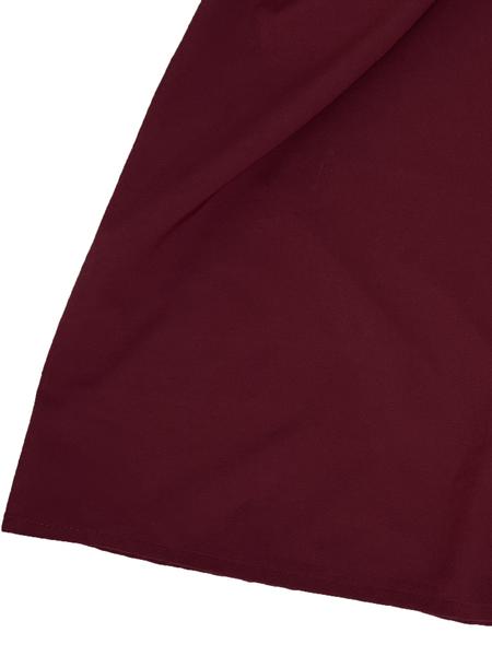 Women's Plain Deep V Neck Dress, Casual Bishop Sleeve A Line Dress for Spring & Fall, Women's Clothing for Daily Wear, Womenswear