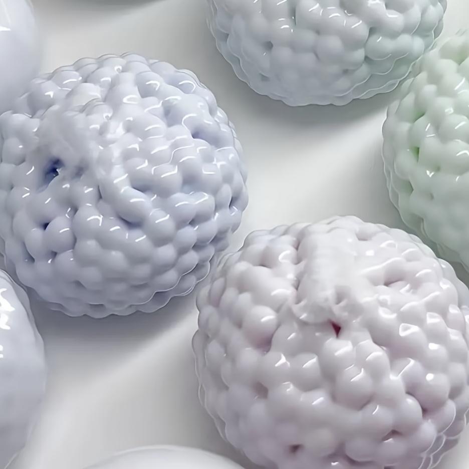 1PC double-layer handmade ice-skin ball, magical texture sand rolling ball toy, air-repellable handmade ball, a very nice toy suitable as an ideal  for children and adults, fidget toy, a great  for sharing Grape Crystal Mochi Set relaxation gift musical