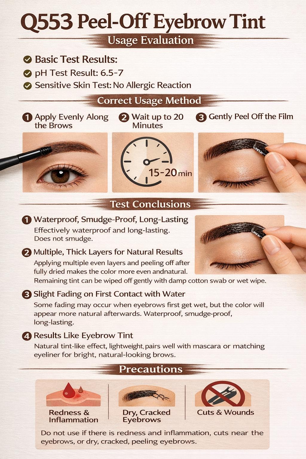 Long-Lasting Waterproof Eyebrow Dye Cream, 1 Count Eyebrow Tinting Cream, Tinted Brow Cream, Quick-Drying Eyebrow Paste, Waterproof Eyebrow Creams, Eye Makeup Tool for Women, Cosmetic #GLOBAL PICKS