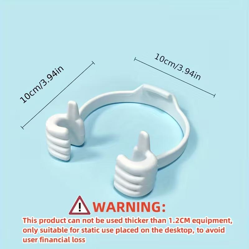 Creative Phone Stand Set, Thumb Rest, Desktop Holder, Portable Design, Digital Type, Exclusive for Small Shops, Cute Stand