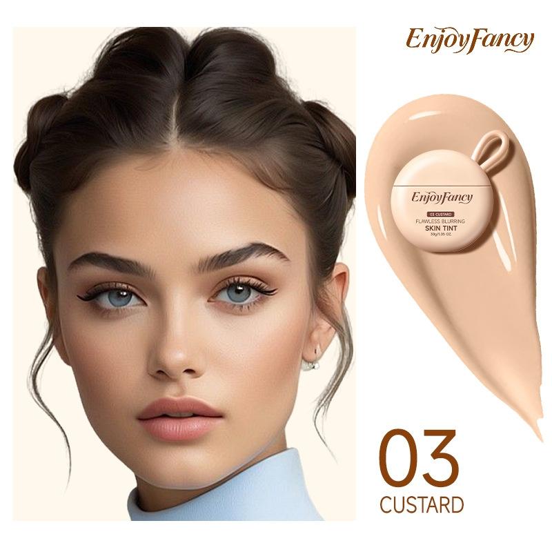 Blurring Flawless Makeup Primer, Hydrating Moisturizing Lightweight Breathable Smooth Base for Natural Skin Tone, Works With Liquid Foundation & BB Cream