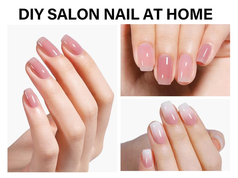 AILLSA 7Pcs Set Jelly Gel Fall Winter Burgundy Nail Polish Kit with Base & Top Coat Cozy Fall Fashion Vibes White Chocolate Purple Brown Soak Off UV Gel Polish Manicure DIY Nails at Home Starter Kit  Cutics Cosmetic