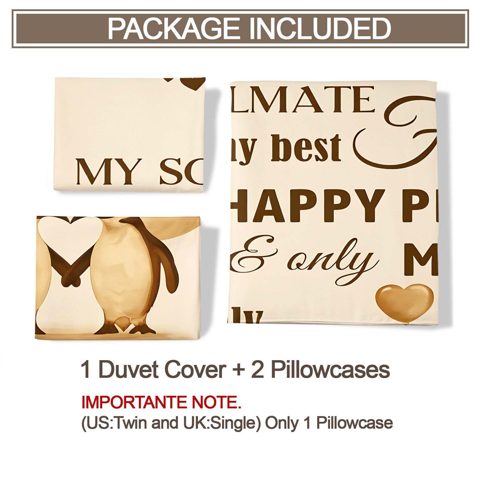 Expression Textile Printing Pattern Bedding Set, Includes 1 Bed Cover and 1 or 2 Pillowcases, Excluding Quilt and Pillow Core, Suitable for Bedroom or Dormitory Bedding Sets, Ideal for Gifting or Personal Use