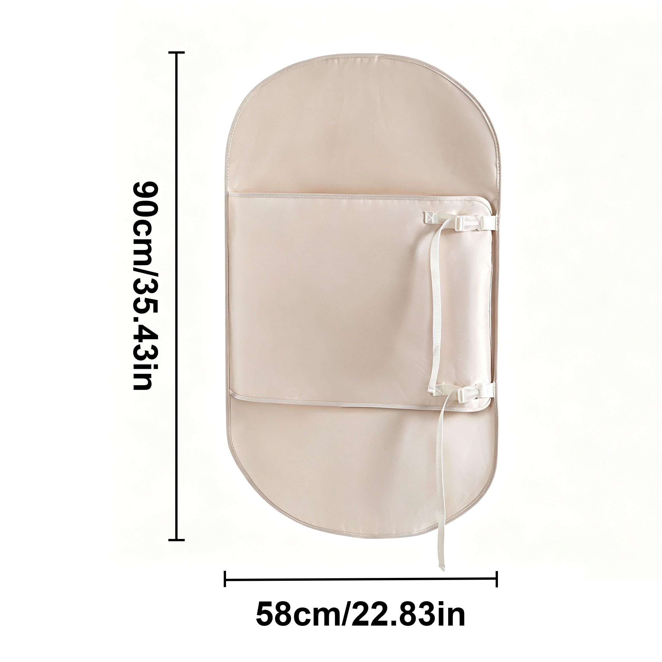 Clothes Compression Storage Board - Foldable Garment Protector with Compartment Covers, Wardrobe Hanging Storage Bag for Down Jackets, Suits, and Wedding Dresses. Hook-and-Loop Compression Hanging Storage Bag, Compression Garment Storage Protective