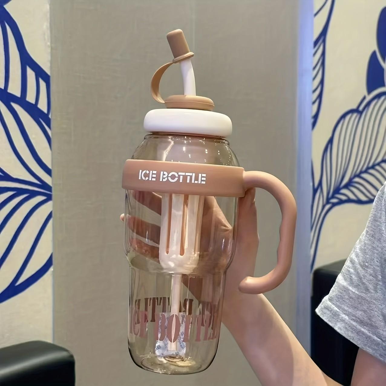 1300ML Large Capacity Portable Reusable Straw Cup, Detachable Tea Strainer, Easy Flower & Fruit Tea Brewing, Ideal for Students, Office, Fitness, Outdoor Use, Water Bottles, Portable Sports Bottle