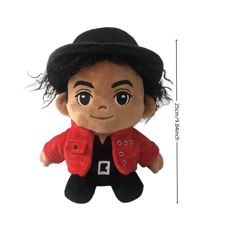 Michael Jackson Plush Doll, King of Pop Stuffed Toy, Iconic Singer ...