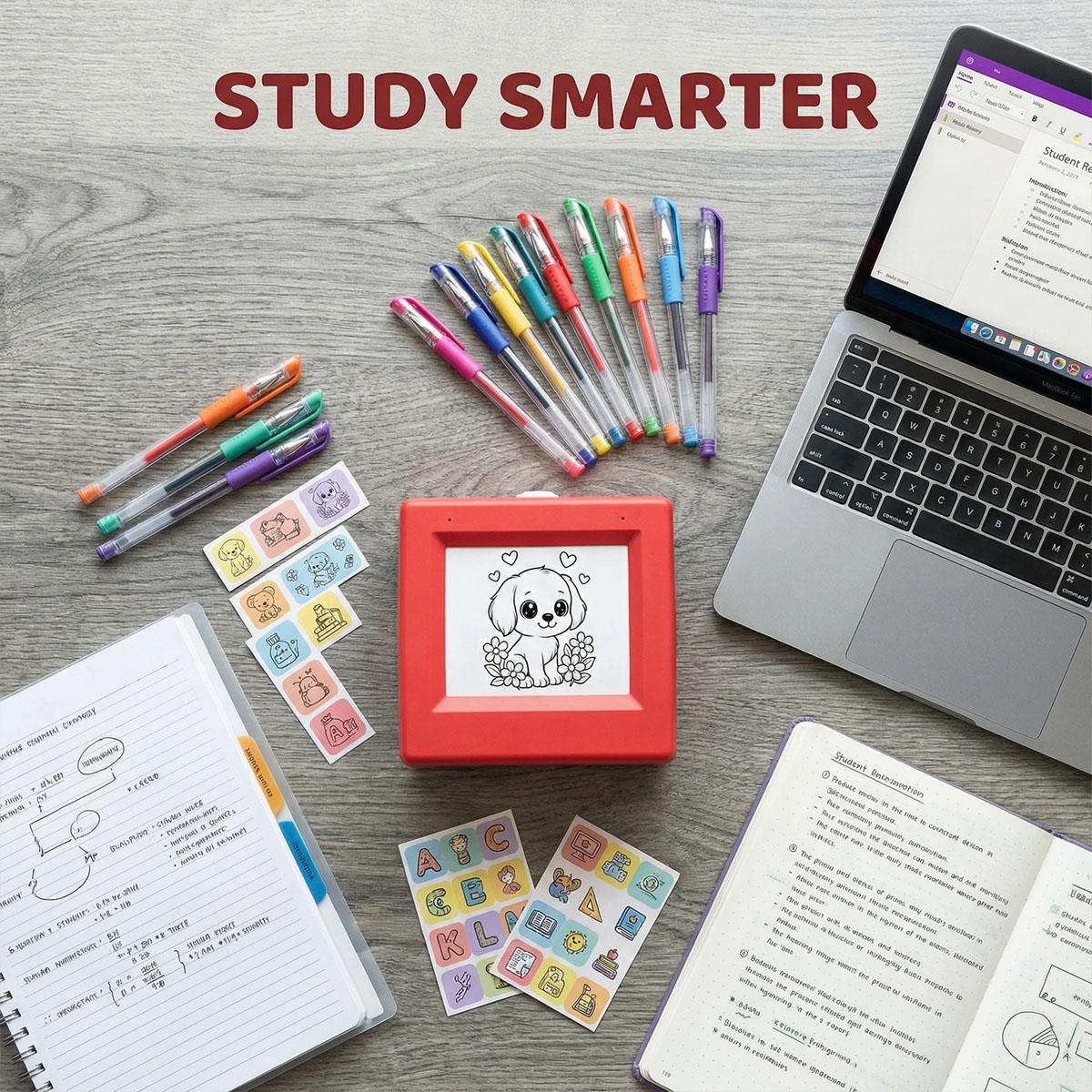 AI Magic Box Voice Control Portable HD Screen Printer for Kids WIFI Android iOS thermal printer