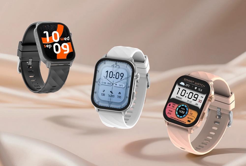 2.01-inch full touch screen, 350mAh ultra-long battery life, support for multiple languages, over 100 sports modes, five-star GPS tracking, 1ATM deep water resistance, wireless call, voice assistant, message notification, low power consumption, etc