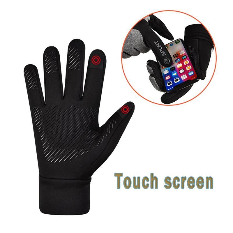 Winter Thermal Gloves / With Earmuff & Hat, Men & Women Touch Screen Water Resistant Windproof Anti Slip Heated Glove, Hands Warm For Hiking Driving Running Bike Cycling cycling  glove outdoor winter gloves for men