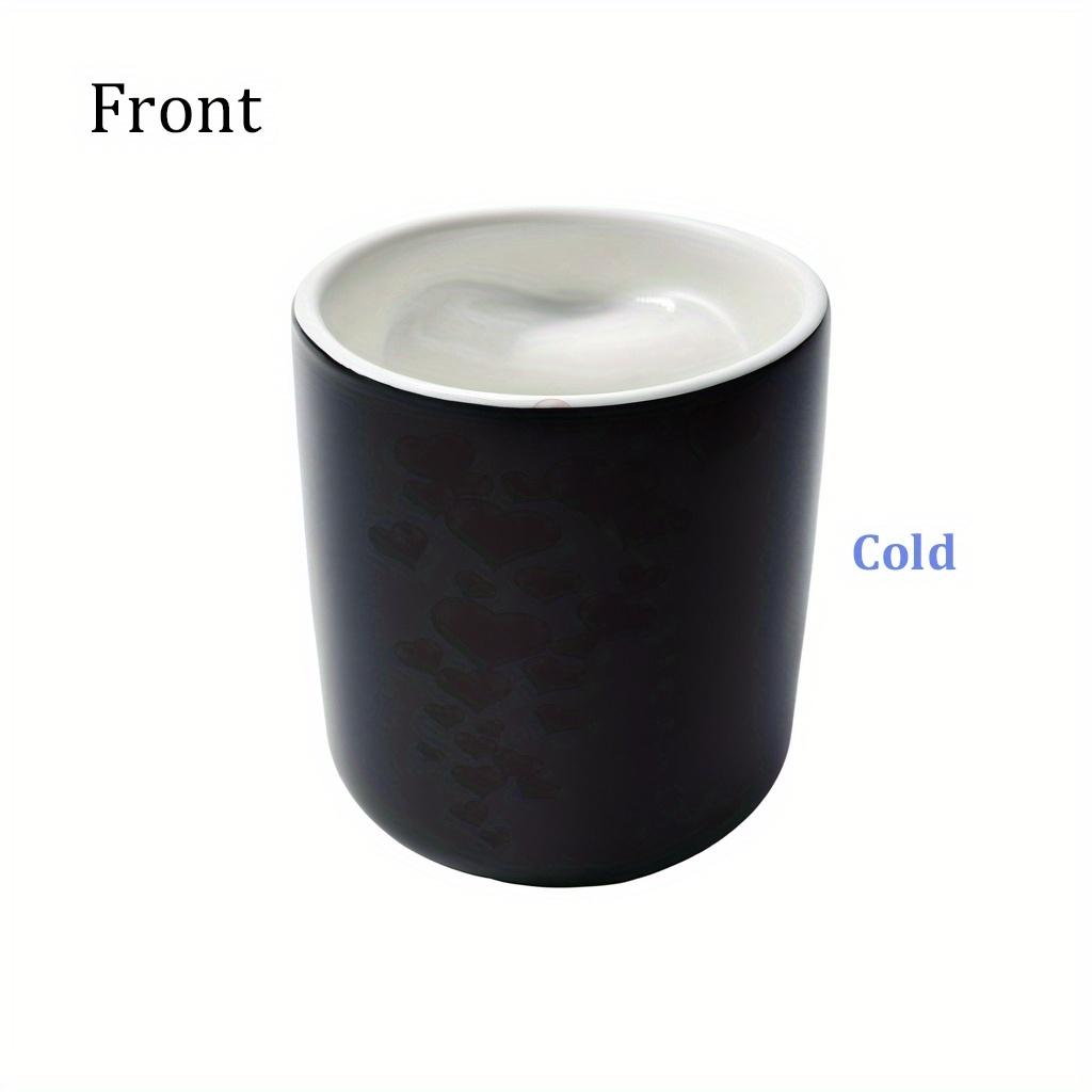 Magic Color Changing Heart Shape Mug, Heat Sensitive Coffee Mug, Perfect Mother’s Day Gift, Valentine’s Day Gift & Birthday Gifts for Her & Him