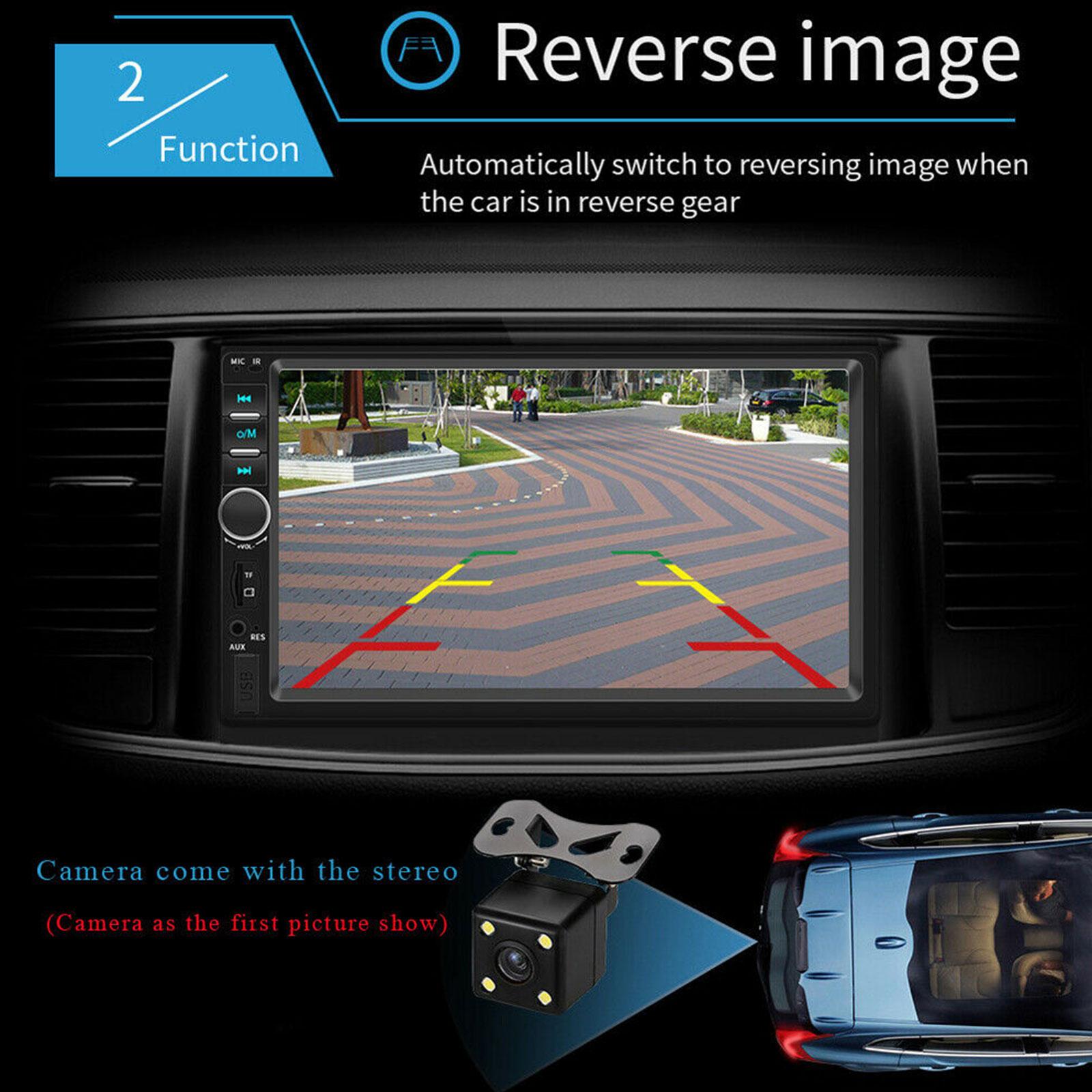 Bileeko Car Radio Digital 2 din Stereo 7inch HD Screen Autoradio Multimedia Player MP5 Bluetooth USB TF FM Camera