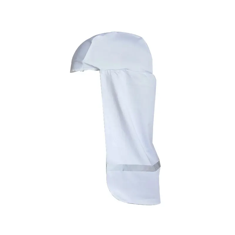 White with reflective strips