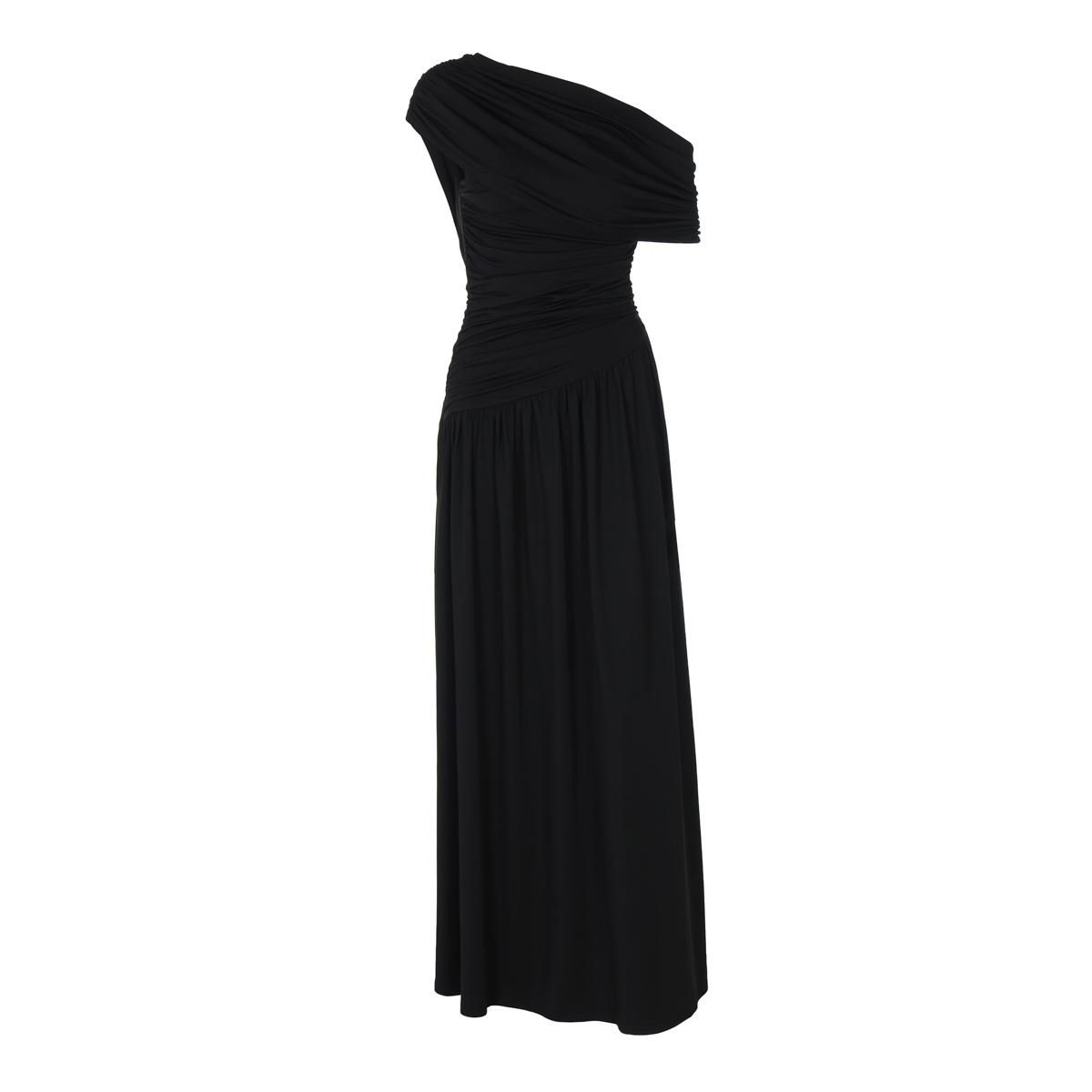Women's Elegant Solid Irregular Neck Ruched Dress, Sexy One-Shoulder Backless Plain Slim Fit Maxi Dress, Formal Gown for Birthday Party & Date Evening, Summer Ladies Casual Long Dresses for Holiday & Daily Wear Womenswear Women's Elegant Solid Irregular Neck Ruched Dress, Sexy One-Shoulder Backless Plain Slim Fit Maxi Dress, Formal Gown for Birthday Party & Date Evening, Summer Ladies Casual Long Dresses for Holiday & Daily Wear Womenswear