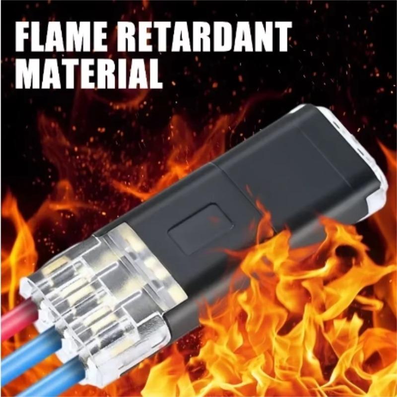 3-Pin Plug Electrical Connector 3-Wire Interchangeable Quick Wire Connector Automotive Wire Cable Ribbon Terminal Connector 10pcs