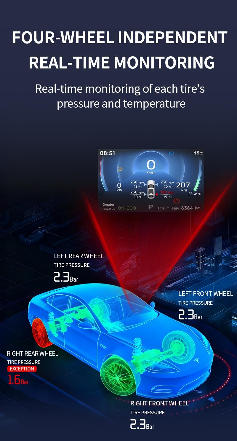 1Pc/4Pcs Multi-protocol Dual-frequency Tire Pressure Sensor, Suitable for 99% of Buick, Chevrolet and Cadillac Models, 315/433Mhz, 20923680/15114379/15825475/13598771/25920615/13516165/13598772/13516164/13598787/13581558/20964159/20922900/13598773
