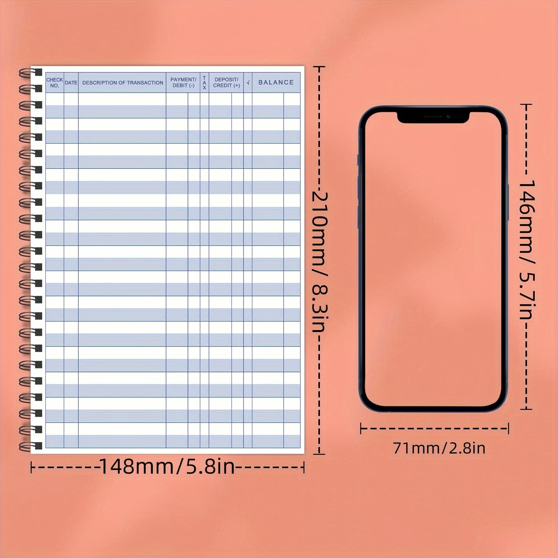 Efficient Daily Expense Tracker Notebook Planner for Office and School Use, Essential Accounting Journal for Accurate Financial Records, Finance Checklist Organizer