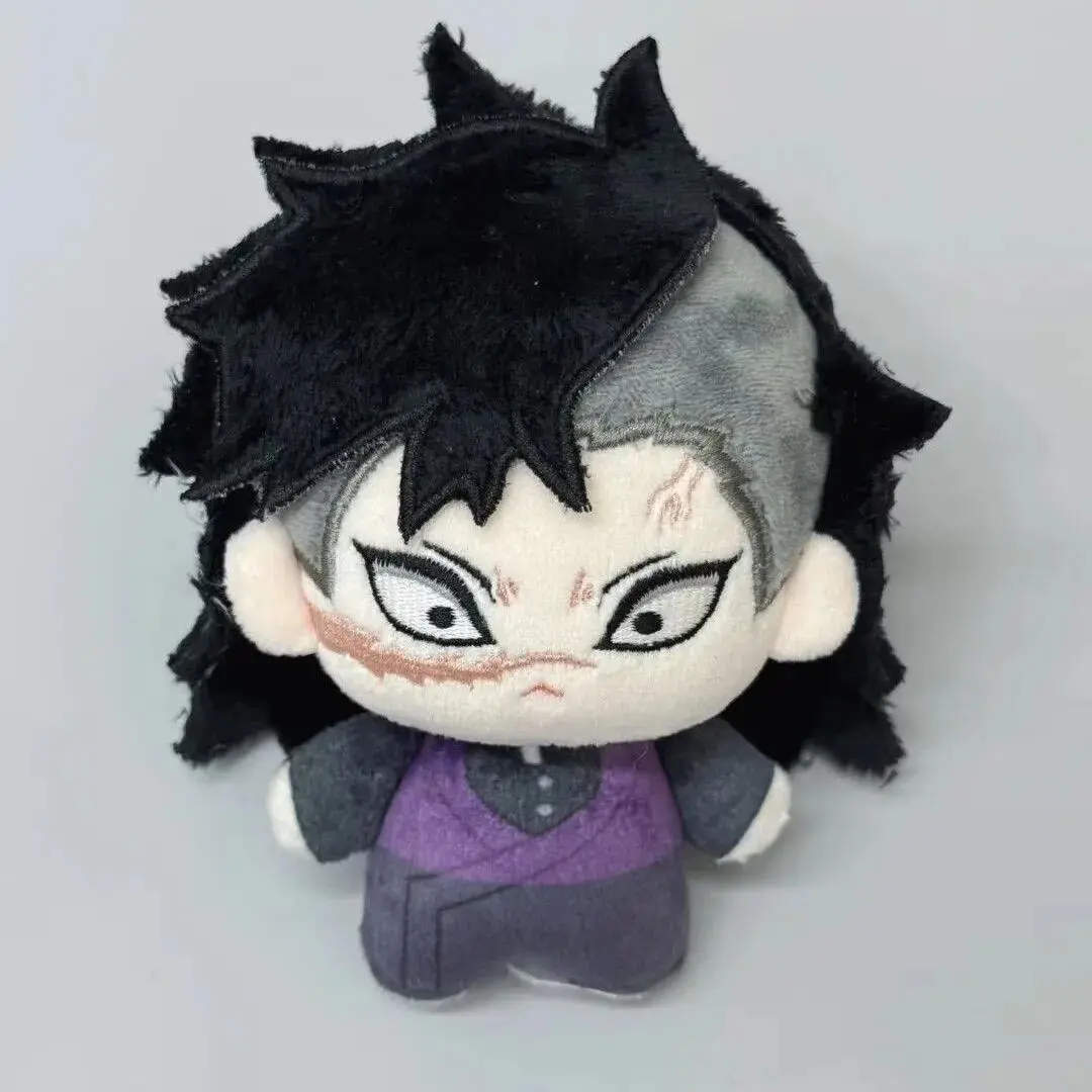 10cm Anime Shinazugawa Genya Plush Dolls Soft Plushies Demon Slayer Shinazugawa Sanemi Gifts Stuffed Toy Pendant Doll Collection