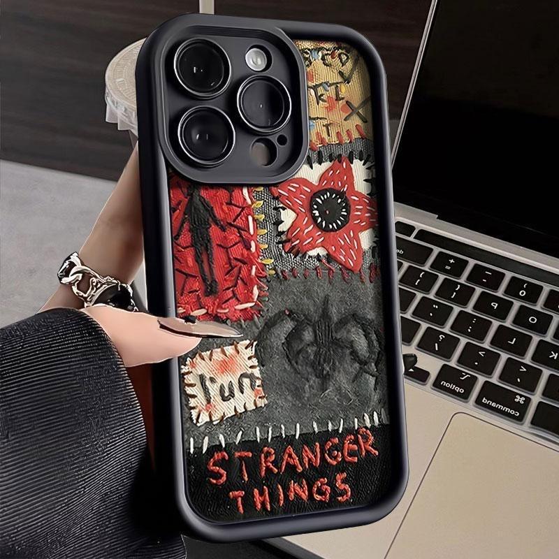 Dark Style Stranger Things Phone Case Protector Tpu Thick Anti-Drop Protection for iPhone 7/8/x/XS/XR/XS Max/11/12/13/14/15 Pro Max/16 Pro Max/17 Pro Max/air