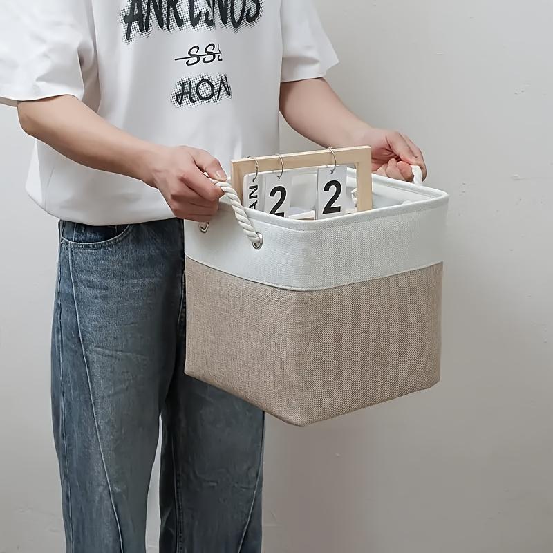 4 Large Foldable Storage Boxes, Foldable Organizer, HomeWardrobeClothesandQuiltOrganizingBaskets, Large Capacity Packing Bags - Heavy-Duty Fabric, Space-Saving Foldable Design, Suitable for Wardrobes, Under Beds - Easy to Clean for Clothes and Toy Storage