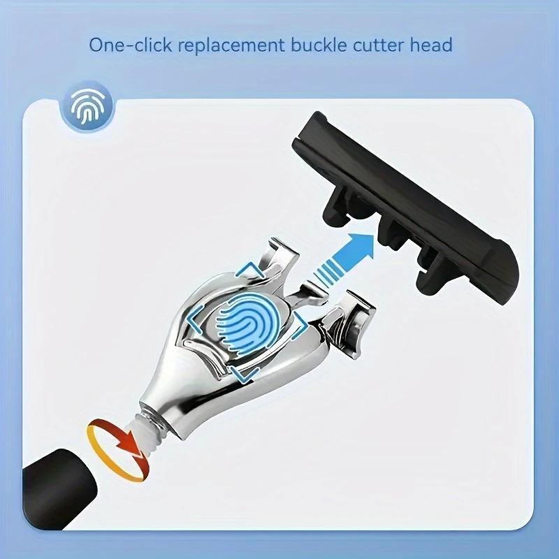 Manual Shaving Razor Set with Blade Holder, Anti-Cut Handle, Professional Sharp Blades, Daily Care Tool for Men, Suitable for All Ages