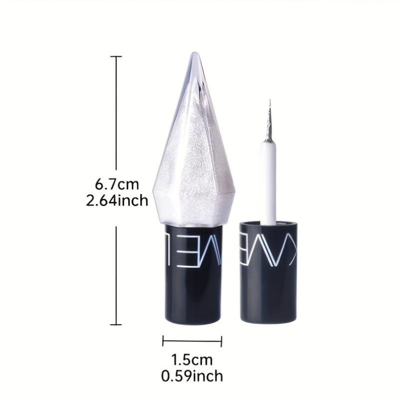 Five-Pack Diamond Glitter Eyeliner Liquid 12.5g, Long-Lasting Waterproof Eye Makeup, Perfect for Dramatic Looks, Ideal for All Skin Types