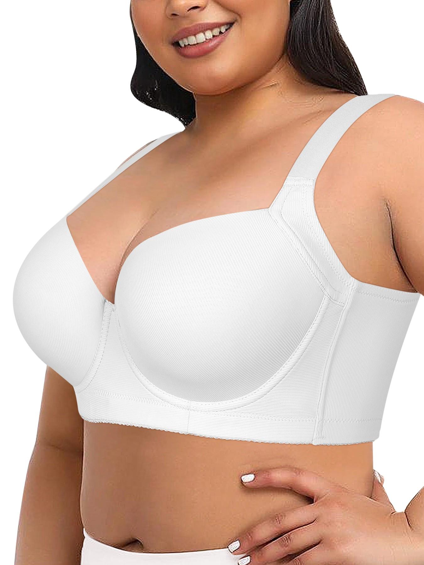 【Plus Size】Women Full Coverage Underwire Bra, Comfortable & Stylish Design, Medium Support, Perfect for Special Occasions & Daily Wear