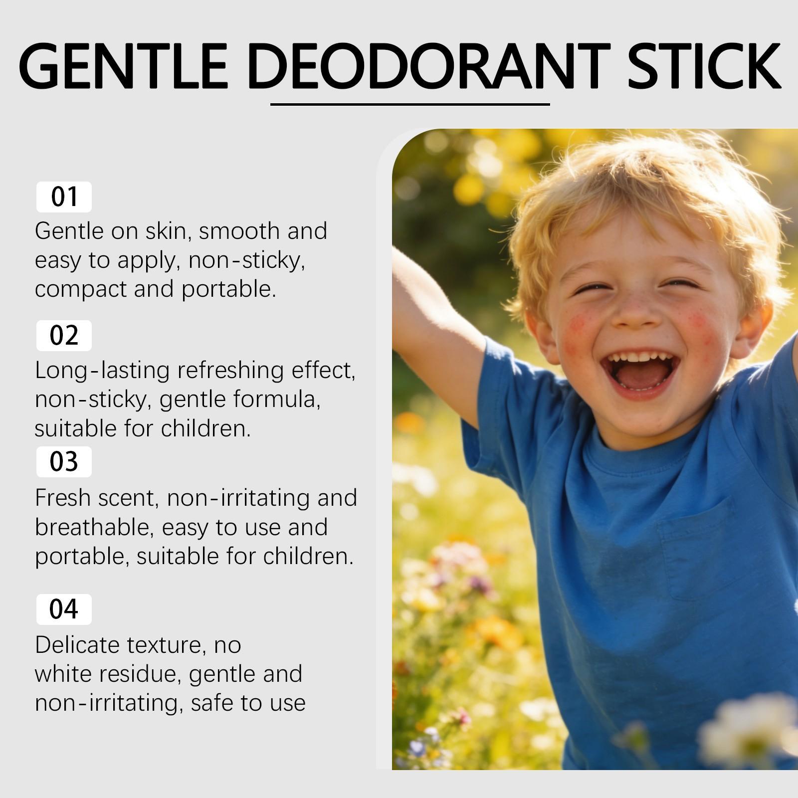 Beach Breeze Natural Deodorant Body Deodorizer Personal Care Body Odor Remover for Kids & Teens - Aluminum-Free, Paraben-Free, Hypoallergenic, 24-Hour Protection, 1.76 oz - Body Care
