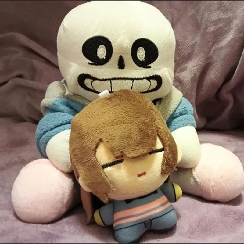 10cm Game Undertale Frisk Plushie Stuffed Doll Toys Frisk Plush Backpack Pendant Keychain Kawaii Doll Birthday Xmas Gifts