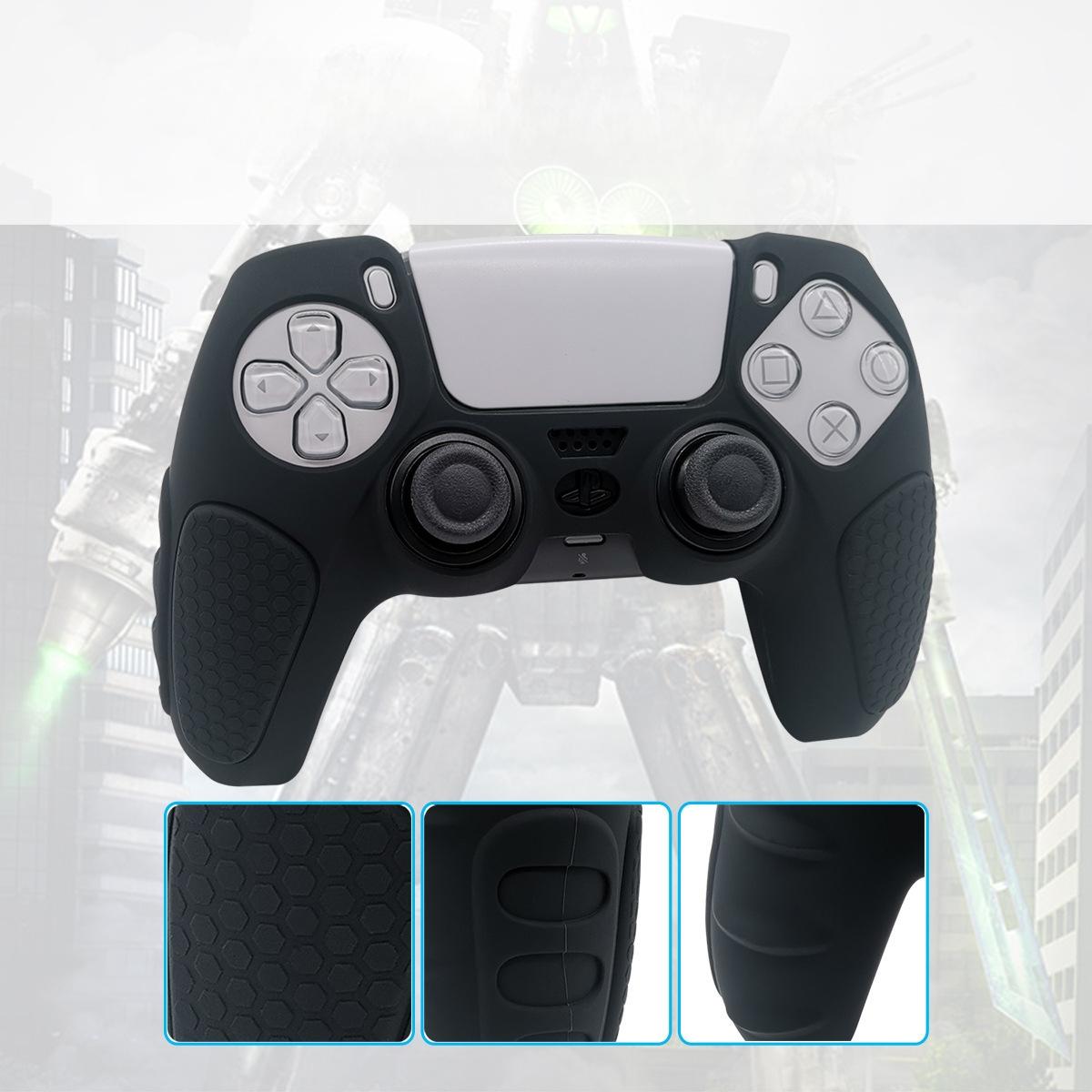 Upgraded Thickened PS5 Controller Game Silicone Case Anti-drop Protection Anti-scratch Anti-fingerprint Soft Good Grip