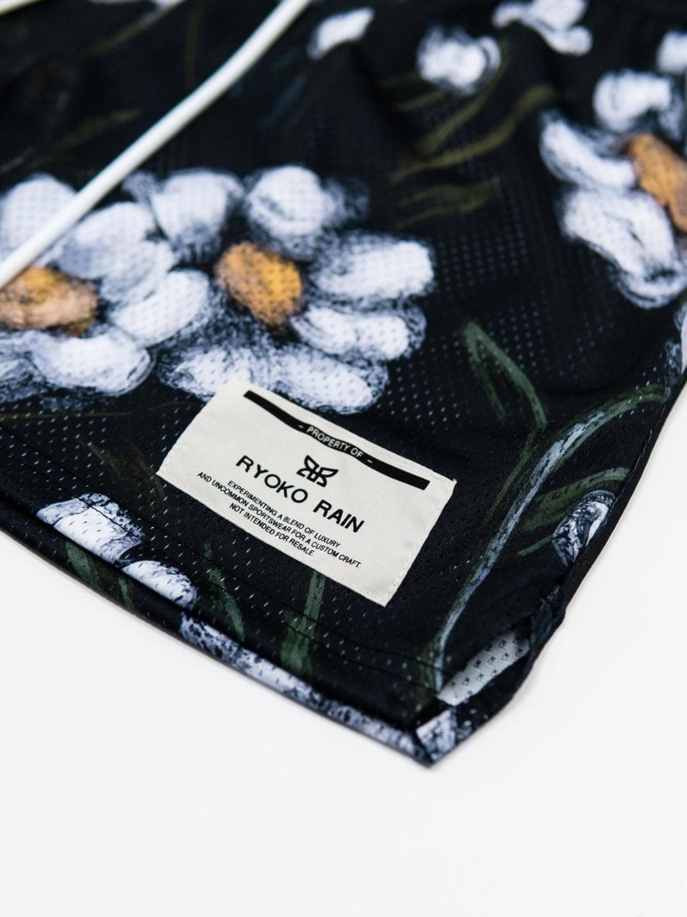 Ryoko/rain Casual Mesh Basketball Shorts for Men and Women, Summer Above-The-Knee Four-Quarter Pants, Elastic and Versatile