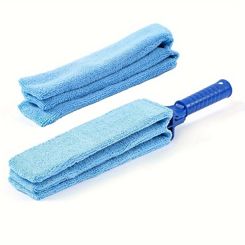 Pro Extra Large Blinds Duster - A Window Blinds Cleaning Tool with Extendable, Featuring Soft Microfiber Sleeves And a Long Handle, Ideal for Cleaning Window Blinds, Air Conditioning Vents, Fans, Car Vents, And Additional Surfaces
