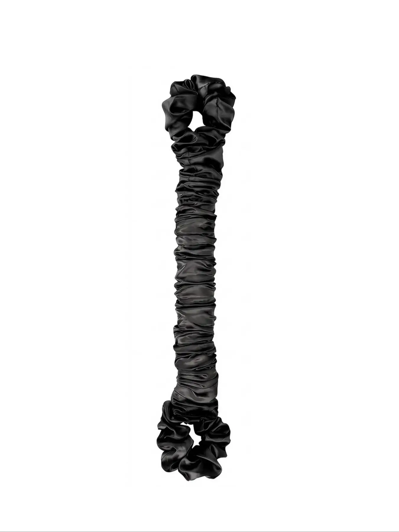 1pc Leopard Print Satin Sleep Curler, Soft No-Heat Hair Styler, Lazy Bun Maker, Large Wave Hair Tie, Gentle on Hair, Night Use