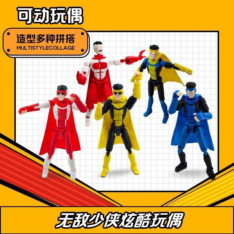 Invincible Mark Lucky 13 Multi Joint Movable Action Figure Diy Assembled Collectible Toy For Adult Holiday Surprise Gift