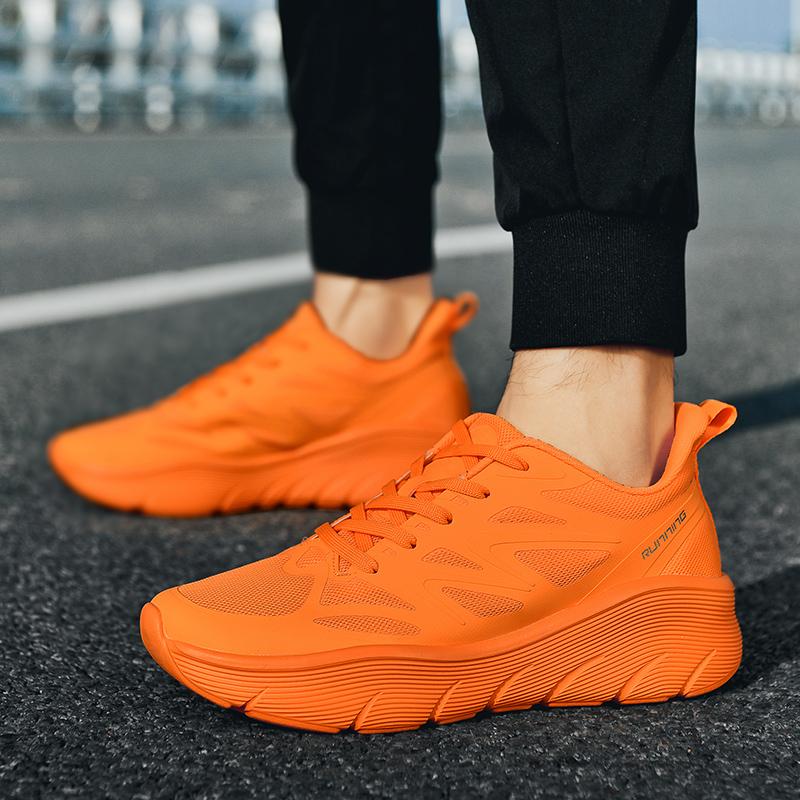 Level Up Your Casual Vibe! Men’s Chunky Casual Sneakers | 6 Vibrant Shades (36-47) | Lightweight, Shock-Absorbing & Trendy | Breathable Casual Shoes