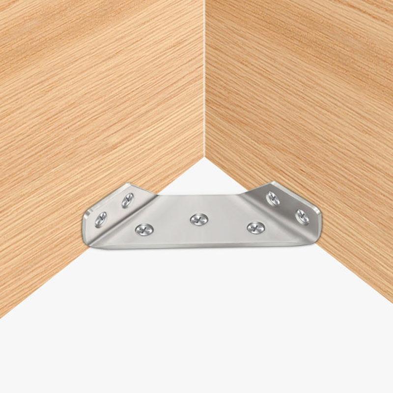 12/32/52pcs universal corner code, multifunctional corner Sturdy Metal bracket connector, fastener furniture repair, used for tables, chairs, cabinets, TV cabinets