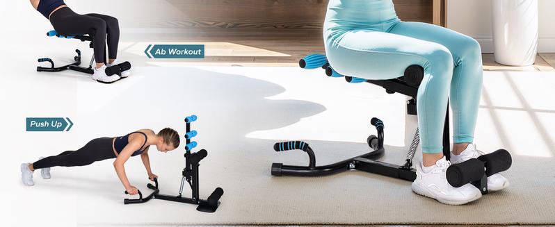 MERACH Deep Squat Machine, Adjustable Glutes workout for Home Gym Workout Training, Sit Up Machine for Abs and Muscle Building, Abdominal bench, Push Up Fitness Equipment,dealsforyoudays,  TikTokShopBlackFriday