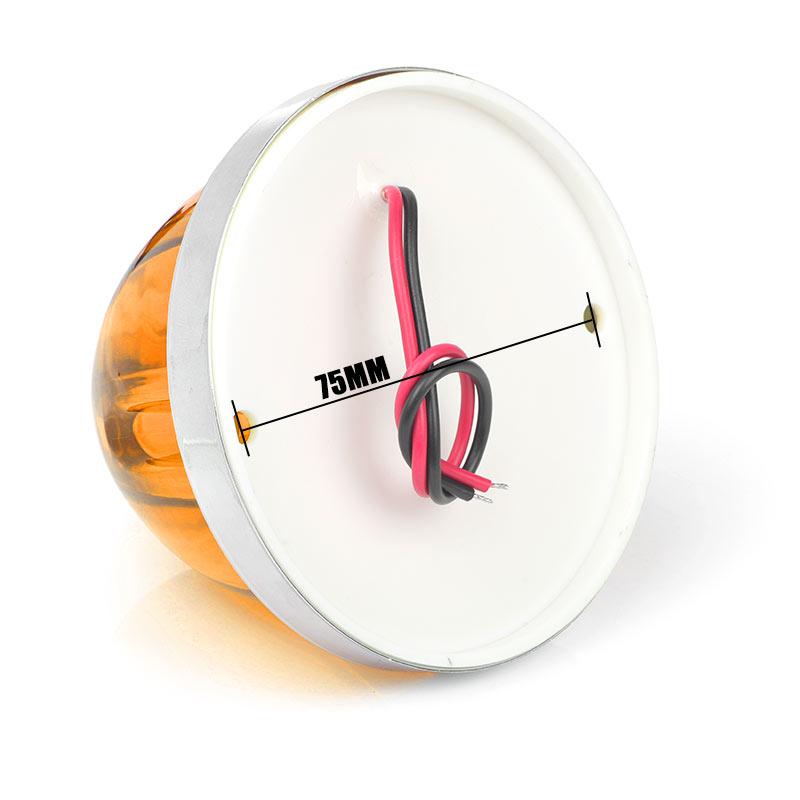 1/2PCS Lorry Side Light Car Truck Side Marker Signal Indicator Trailer Watermelon Lamp LED Waterproof 12V24V Car Clearance Light