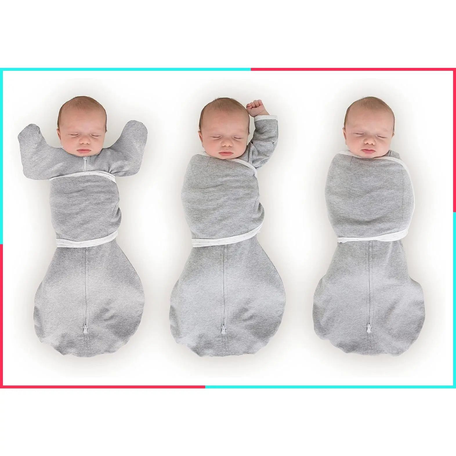 6-Way Omni Swaddle Sack for Newborns, Arms Up Design to Calm Startle Reflex and Improve Sleep, Multiple Options