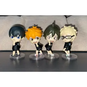 In-Stock Japanese Version Of Volleyball Boys Blind Box Greeting Hinata And Kageyama Looking Back Displaying Team Uniform Figure