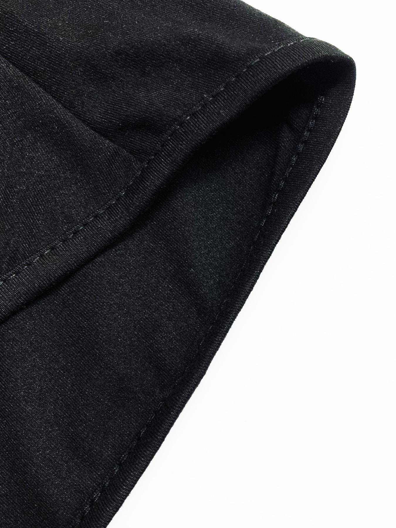 Women's Y2K Gothic Theme 2-Piece Set, Top Tankini Backless Design + Loose Straight Pants, Gothic Print, Fashion Streetwear