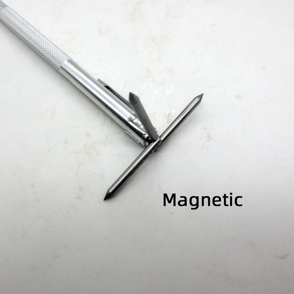 Tungsten Carbide Engraving Tool Set, Includes 1 Piece Sharp Tip & 10 Replacement Tips, Portable Metal Etching Pen, Rust-Resistant