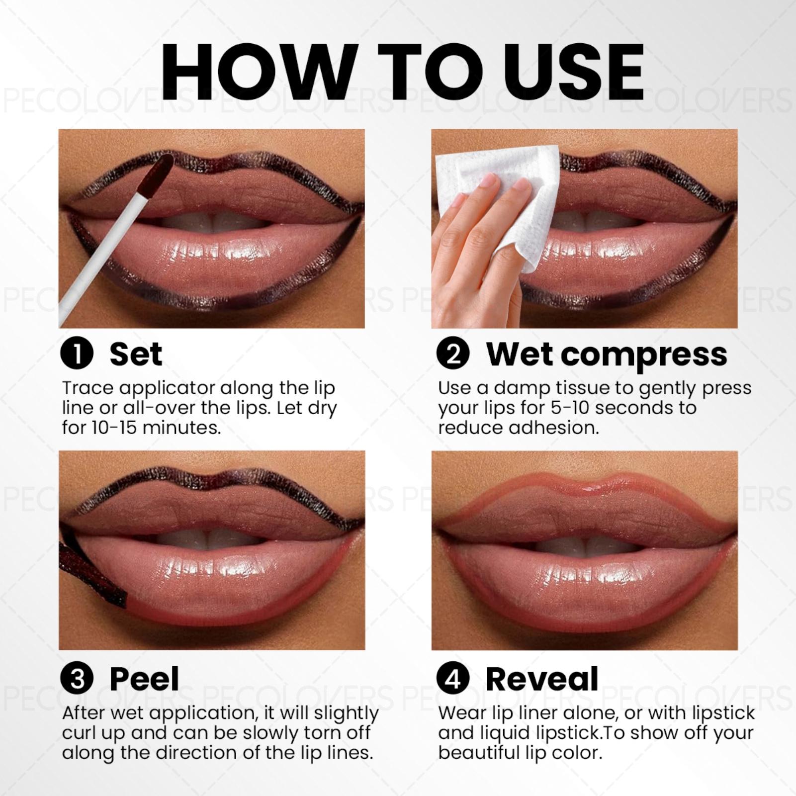 1 Pc Peel-Off Lip Stain, Long-Lasting Intensely Pigmented Waterproof Pink Lip Tint, Transfer-Proof Non-Stick Cup Natural Lip Stain, Women's Makeup Cosmetics, Lip Products Makeup