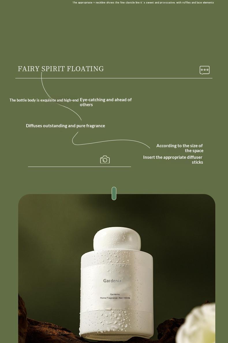 Tea Scented Incense Fire Free Rattan Essential Oil Tea Scented Indoor Perfume Home Bedroom Long Lasting Toilet Deodorization Incense