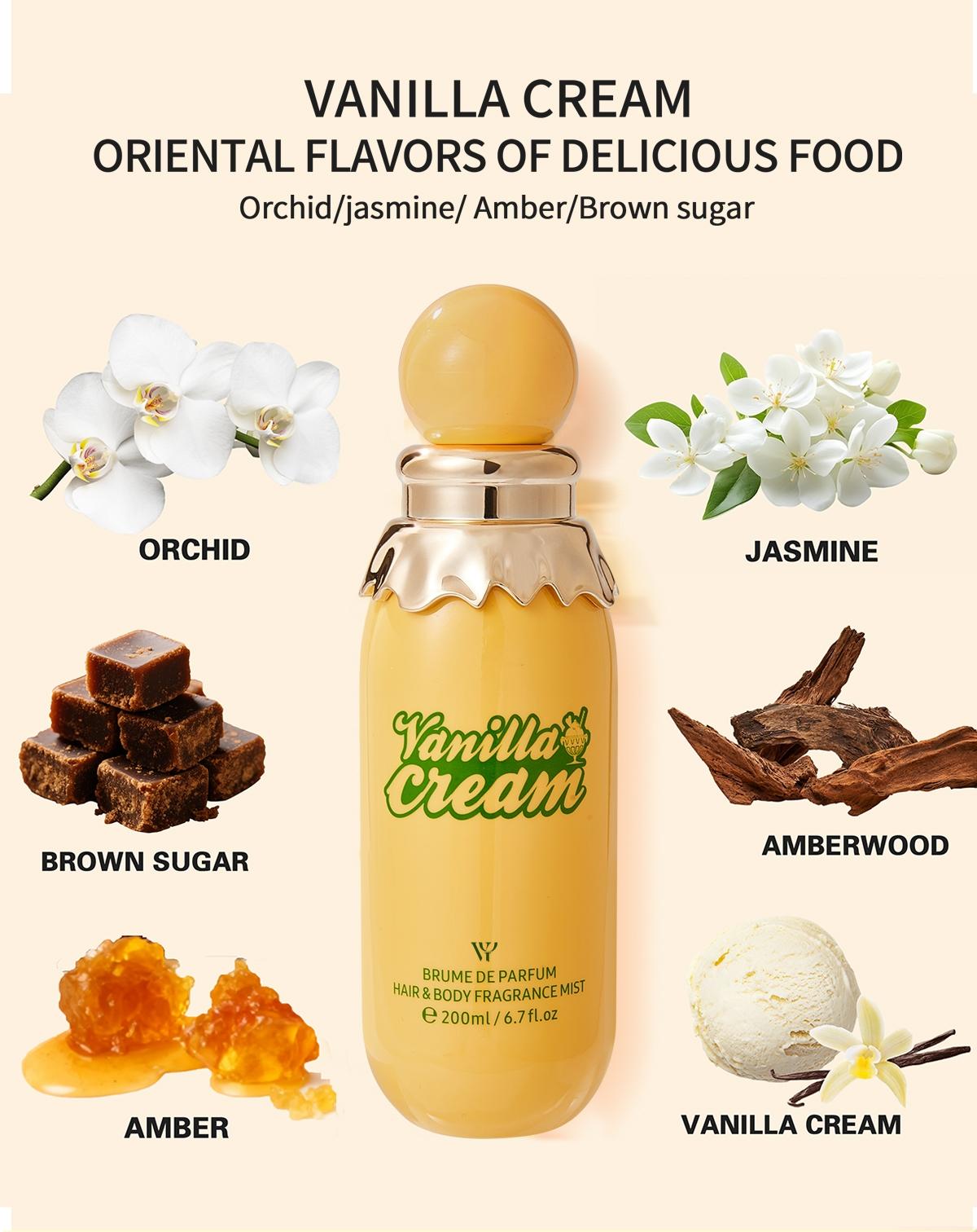 Women's Perfume Spray with Four Fragrances, Cotton Candy, Chocolate, Vanilla, Apple, Long-Lasting Niche Scent, High-Quality Ingredients