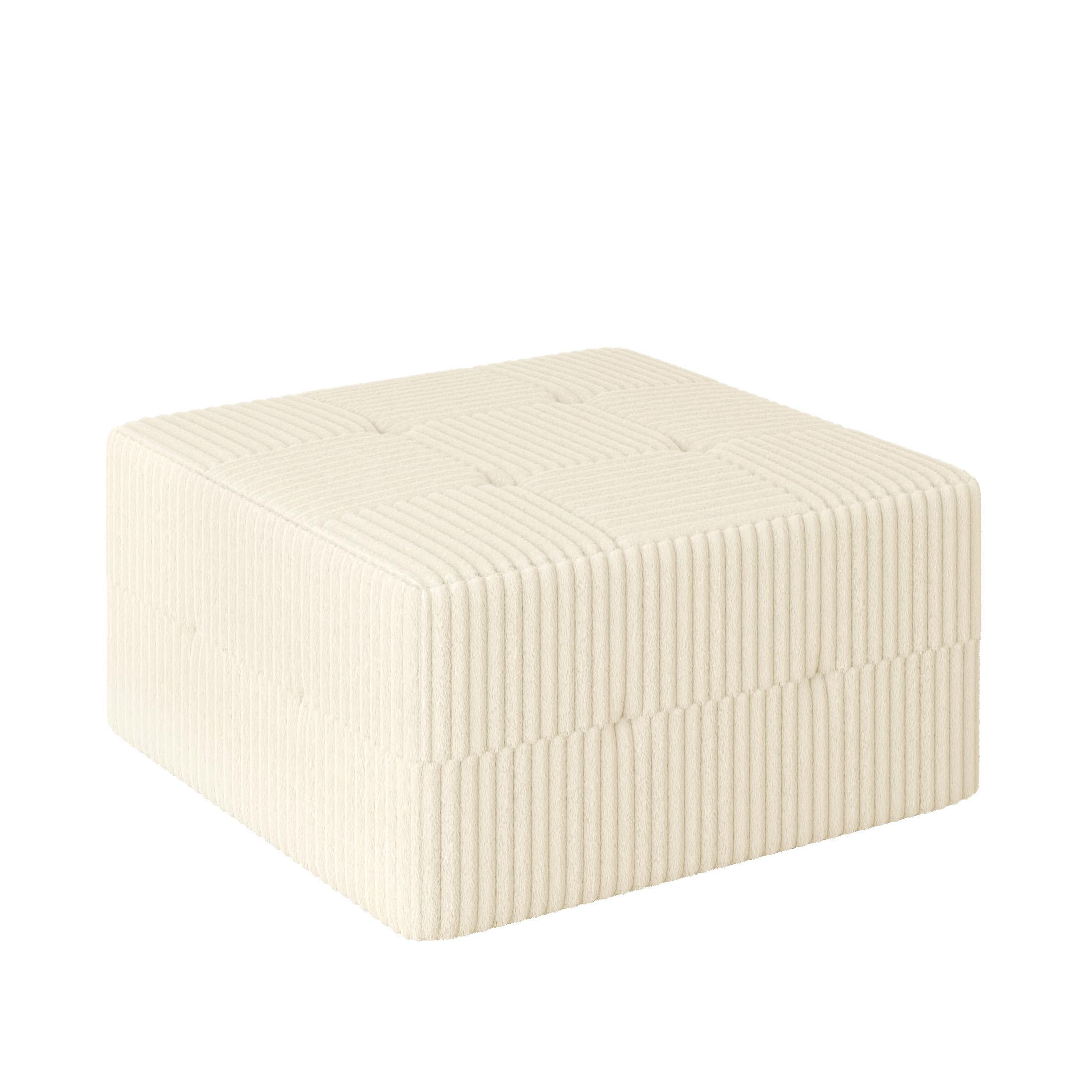 Niccae Ottoman Compressed Sectional Sofa, Modern Minimalist Corduroy Sleeper Couch,Comfy & Space-Efficient for Living Room,(33.07” * 33.07” * 17.13") Niccae Ottoman Compressed Sectional Sofa, Modern Minimalist Corduroy Sleeper Couch,Comfy & Space-Efficient for Living Room,(33.07” * 33.07” * 17.13")