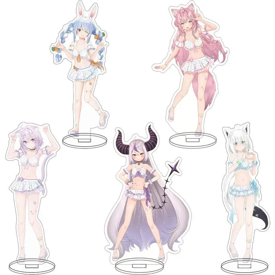 2026 New hot item 16CM Anime Acrylic Figure VTuber HOLOLIVE Usada Pekora La+ Darknesss Shirakami Fubuki Hoshimachi Suisei Cos Gift Stand Ornaments