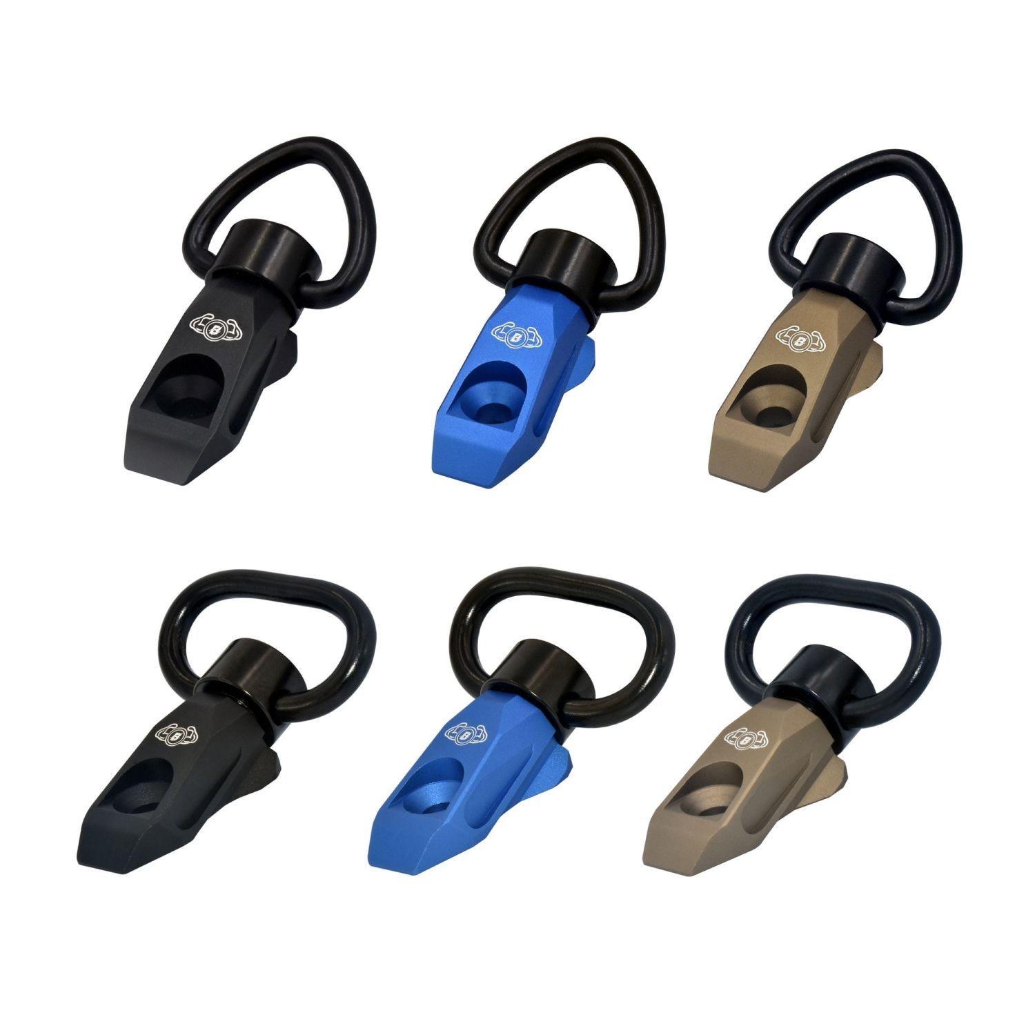 New High-quality BD Metal Quick Release Sling Buckle, Multi-function Single & Double Point Sling Strap Buckle for Outdoor Sports, Cameras, Bags, Molle Bag, Tactical Backpack Strap Loops