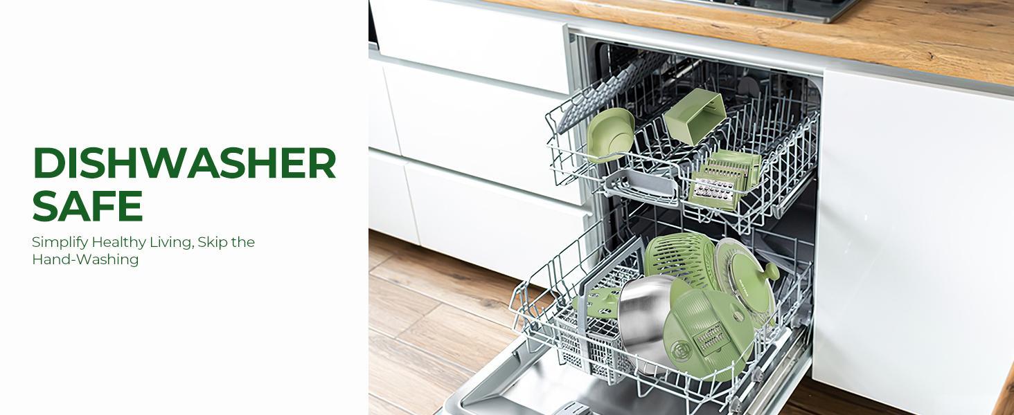 Susteas 5-in-1 Multifunctional Salad Spinner – Large Stainless Steel Chopper, Colander, Dehydrator, Drainer & Bowl – Versatile Kitchen Tool Durable Vegetable Slicer Fruit Vegetable Slicer Utensils