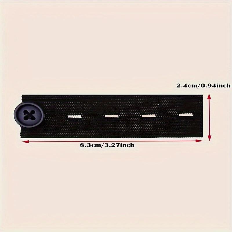 1pcs/2pcs Elastic Waist Extender Buckle for Pregnant Women, Plus-Size Men, Adjustable Pants Extender