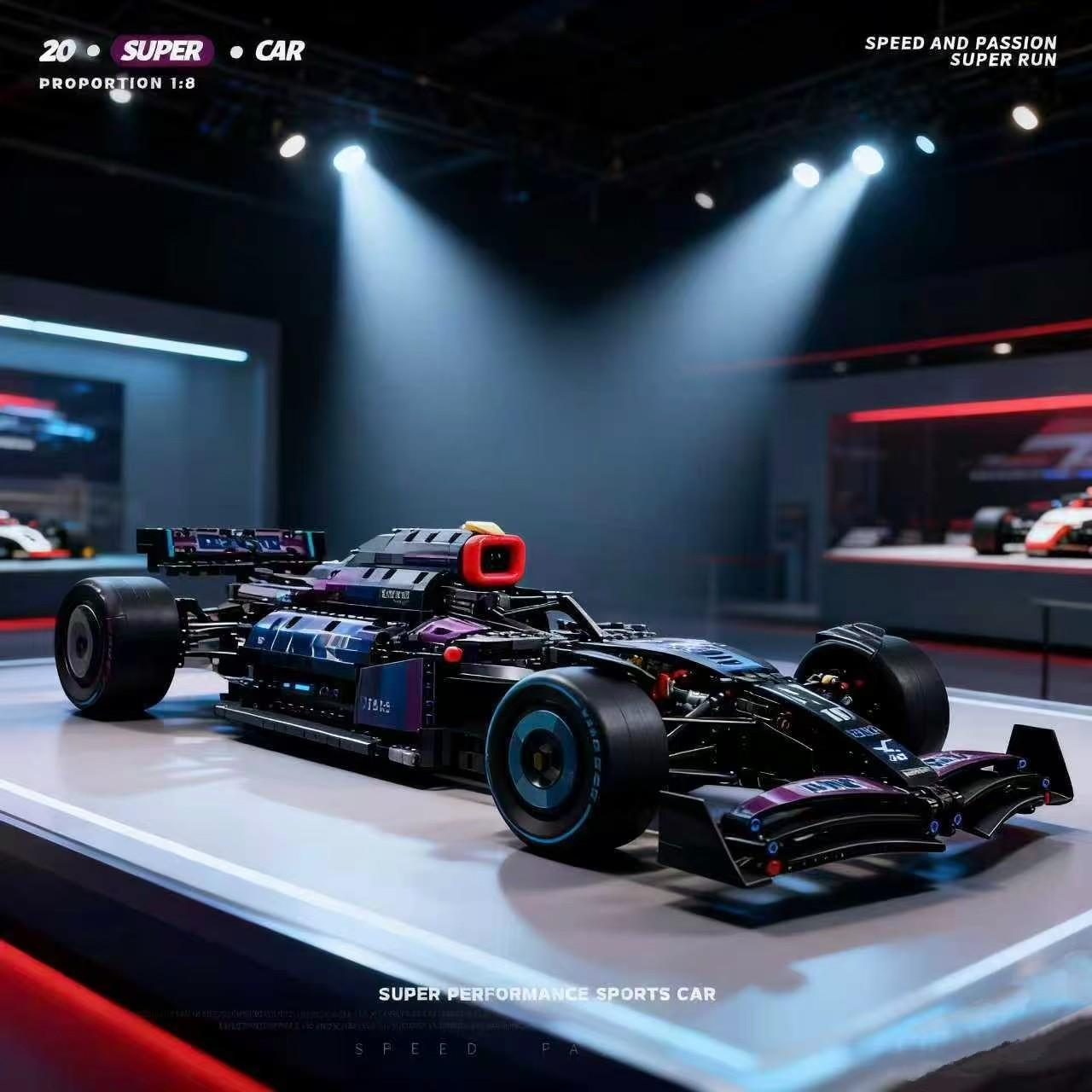 1588pcs Model Kit, Precision Interlocking Blocks DIY Building Set, Elegant Creative Desk Decor, Perfect Gift for Holidays and Birthdays